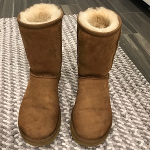 UGGS, chestnut color, never worn